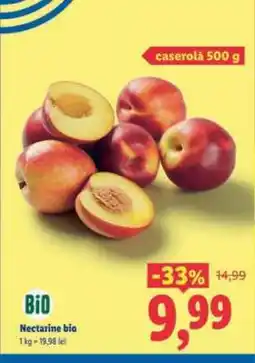Lidl Nectarine bio Ofertă