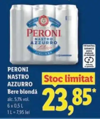 Lidl PERONI NASTRO AZZURRO Ofertă