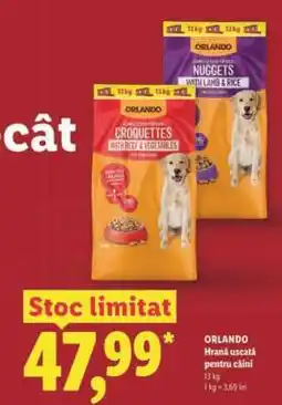 Lidl ORLANDO Hrană uscată pentru câini Ofertă