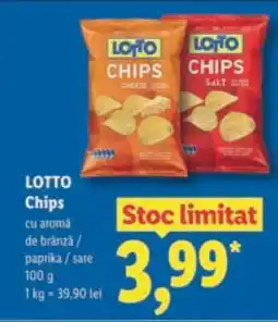 Lidl Lotto Chips Ofertă