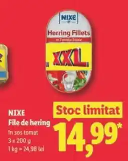 Lidl NIXE File de hering Ofertă