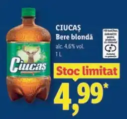 Lidl CIUCAŞ Bere blondă Ofertă
