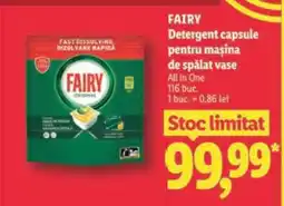 Lidl FAIRY Detergent capsule Ofertă