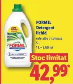 Lidl FORMIL Detergent lichid Ofertă