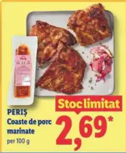 Lidl PERIȘ Coaste de porc marinate Ofertă