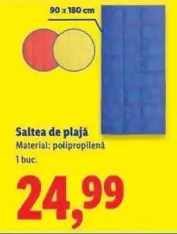 Lidl Saltea de plajă Ofertă