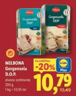 Lidl MILBONA Gorgonzola D.O.P Ofertă