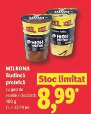 Lidl Milbona Budincă proteică Ofertă