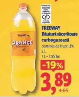 Lidl FREEWAY Băutură răcoritoare carbogazoasă Ofertă