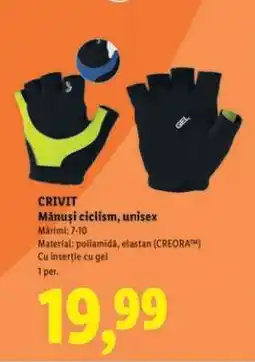 Lidl CRIVIT Mănuși ciclism, unisex Ofertă