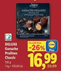 Lidl DELUXE Ganache Pralines Classic Ofertă