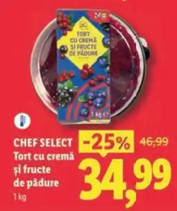 Lidl CHEF SELECT Tort cu cremă și fructe de pădure Ofertă