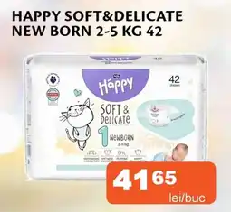 Unicarm Happy soft&delicate new born 2-5 kg 42 Ofertă
