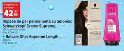 Carrefour Schwarzkopf Creme Supreme + Gliss Supreme Length Ofertă