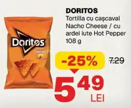 Annabella DORITOS Tortilla cu caşcaval Nacho Cheese / cu ardei iute Hot Pepper Ofertă