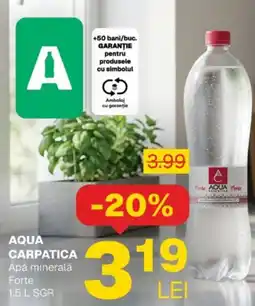 Annabella AQUA CARPATICA Apă minerală Forte Ofertă