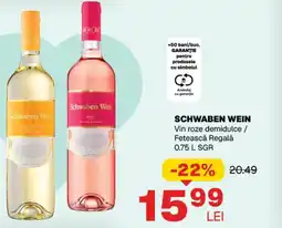 Annabella SCHWABEN WEIN Vin roze demidulce / Fetească Regală Ofertă