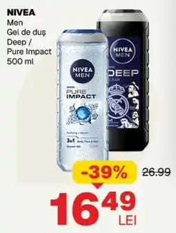 Annabella NIVEA Men Gel de duş Deep / Pure Impact Ofertă
