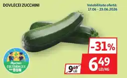 Auchan DOVLECEI ZUCCHINI Ofertă