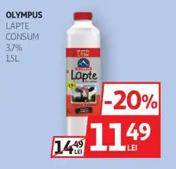 Auchan OLYMPUS LAPTE CONSUM 3,7% Ofertă