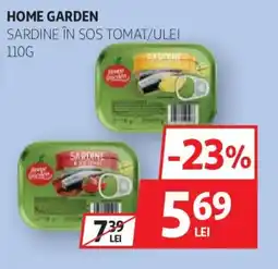 Auchan HOME GARDEN SARDINE ÎN SOS TOMAT/ULEI Ofertă