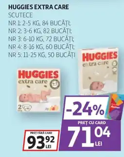 Auchan HUGGIES EXTRA CARE Ofertă