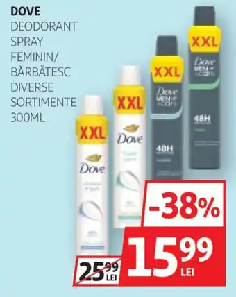 Auchan DOVE DEODORANT SPRAY Ofertă