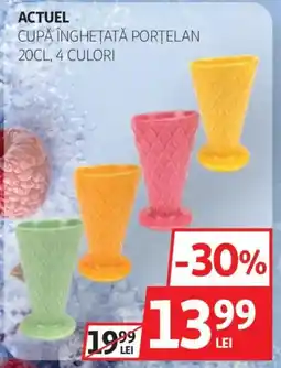 Auchan ACTUEL CUPĂ ÎNGHEȚATĂ PORTELAN Ofertă