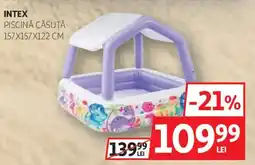 Auchan INTEX PISCINĂ CĂSUŢĂ Ofertă