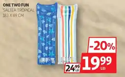 Auchan ONE TWO FUN SALTEA TROPICAL Ofertă