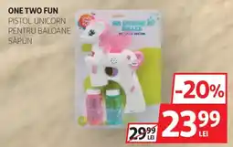 Auchan ONE TWO FUN PISTOL UNICORN Ofertă
