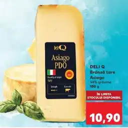 Kaufland DELI Q Brânză tare Asiago Ofertă