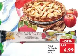 Kaufland FILLO Foi fine de plăcintă Ofertă