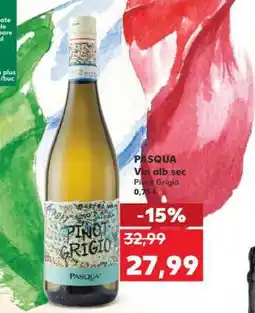 Kaufland PASQUA Vin alb sec Ofertă