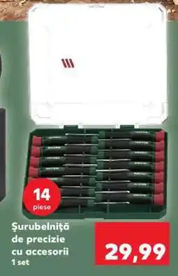 Kaufland Șurubelniță de precizie cu accesorii Ofertă