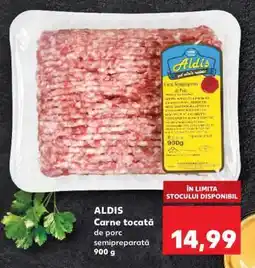 Kaufland ALDIS Carne tocată de porc semipreparată 900 g Ofertă