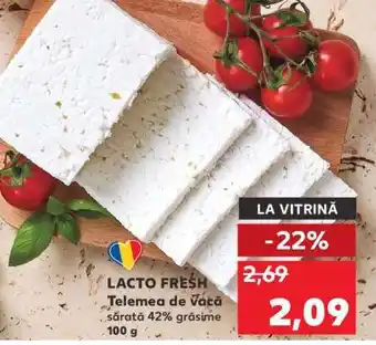 Kaufland LACTO FRESH Telemea de vacă Ofertă