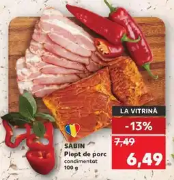 Kaufland SABIN Piept de porc condimentat Ofertă