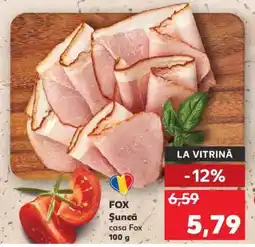 Kaufland FOX Şuncă casa Fox 100 g Ofertă