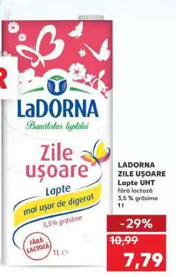 Kaufland LADORNA ZILE UȘOARE Lapte UHT Ofertă