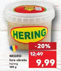 Kaufland NEGO Icre sărate hering 100 g Ofertă
