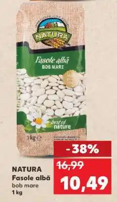 Kaufland NATURA Fasole albă bob mare 1 kg Ofertă