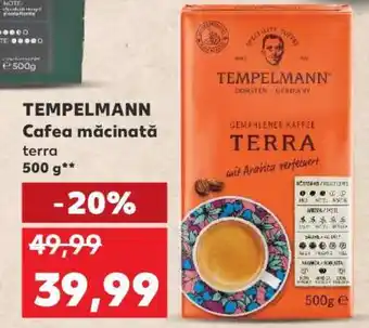Kaufland TEMPELMANN Cafea măcinată terra 500 g Ofertă