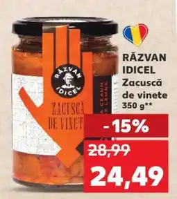 Kaufland RĂZVAN IDICEL Zacuscă de vinete 350 g Ofertă