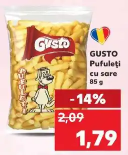 Kaufland GUSTO Pufuleți cu sare 85 g Ofertă