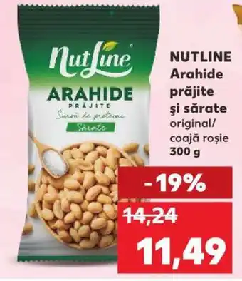 Kaufland NUTLINE Arahide Prăjite și Sărate Ofertă