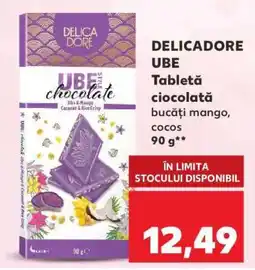 Kaufland DELICADORE UBE Tabletă ciocolată Ofertă