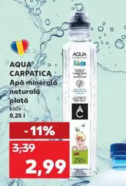 Kaufland AQUA CARPATICA Apă minerală naturală plată kids Ofertă