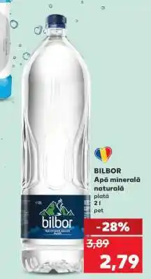 Kaufland BILBOR Apă minerală naturală plată Ofertă