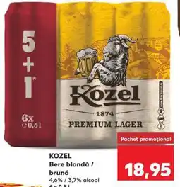 Kaufland KOZEL Bere blondă / brună Ofertă